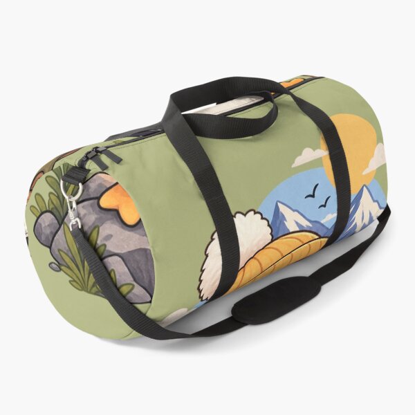 Item preview, Cute Penguin Mountain Adventure – Cozy Hiking Illustration designed and sold by LmonioressXxx.