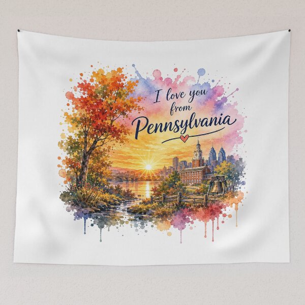 Item preview, Keystone Heartlight: Love at a Pennsylvania Sunrise designed and sold by BlissBlvdShop.