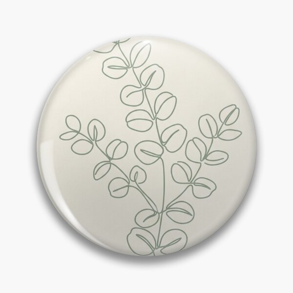 Item preview, Eucalyptus Sprig Line Art | Sage and Cream Botanical Print designed and sold by Zaramodo.