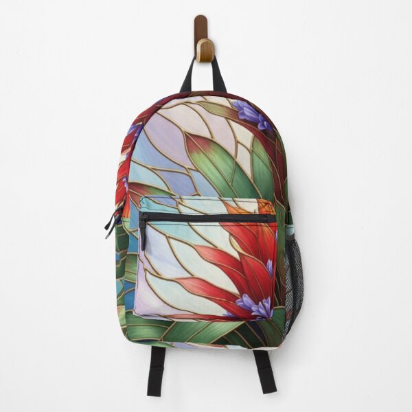 Item preview, Bromeliad Tropical Plant Stained Glass Illustration designed and sold by Exquisite Design Studio „Paculówka”.