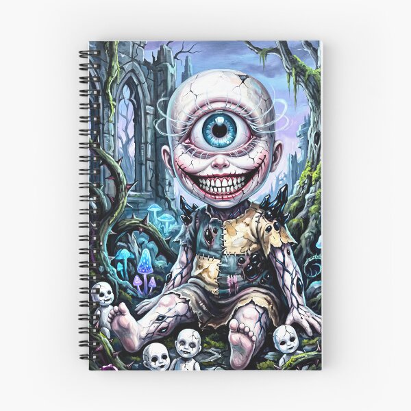 Item preview, Creepy Cute One Eyed Child with a Wide Sinister Smile designed and sold by QQQueen.