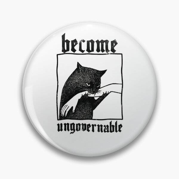 Item preview, Become Ungovernable Black Cat Shirt designed and sold by KiblyTees.