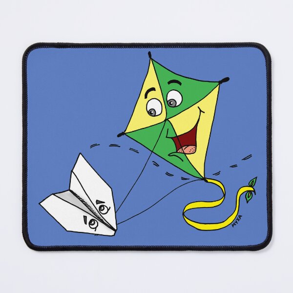 Item preview, Learning to Fly - Minimalist Kite & Paper Plane Art designed and sold by MyxaART.