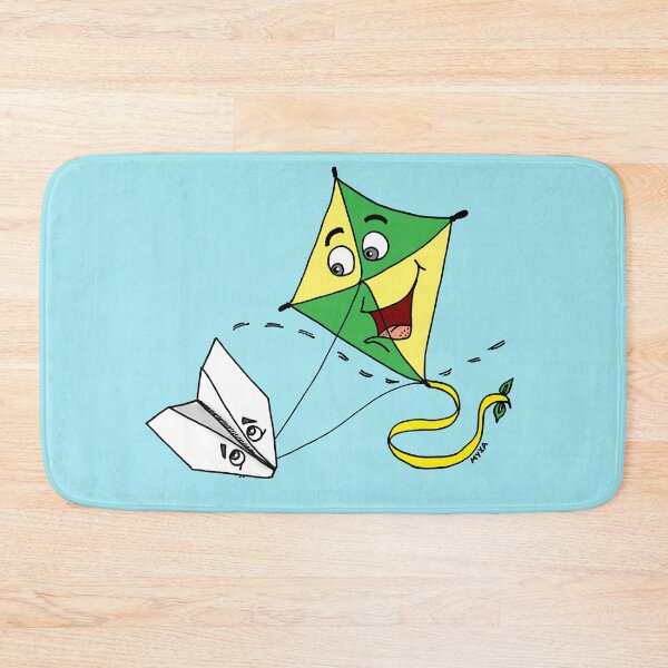 Item preview, Learning to Fly - Minimalist Kite & Paper Plane Art designed and sold by MyxaART.