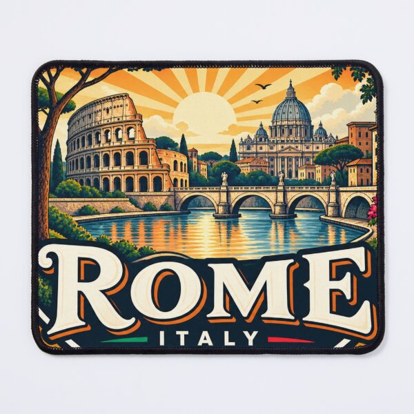 Item preview, Retro Italian City Skyline designed and sold by timiparkerart.