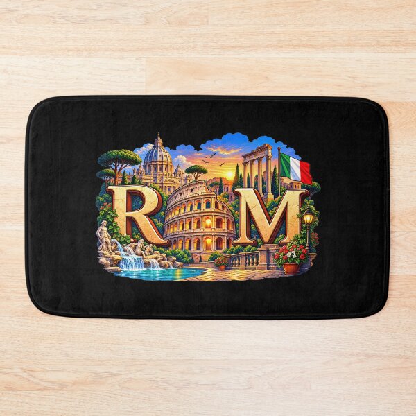 Item preview, Rome Italy – Colosseum & Historic Eternal City Landmarks Travel Design designed and sold by SVALANART.