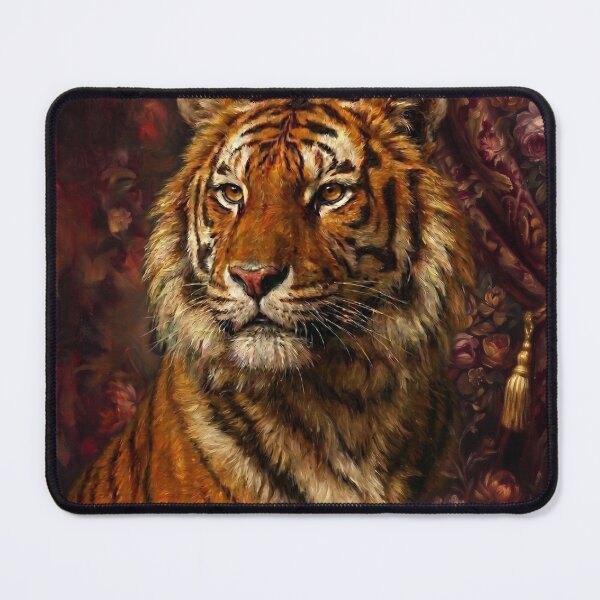 Item preview, Royal tiger painting designed and sold by Real Beast Art.