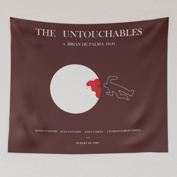 Item preview, The Untouchables 1987 – Minimalist Crime Scene Poster designed and sold by MORKINO POSTERS.