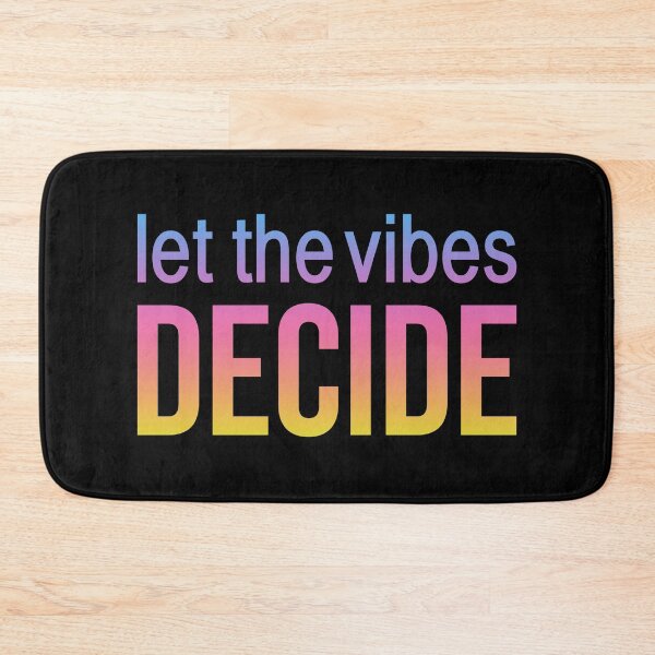 Item preview, Let the vibes decide. Neon Sunset Quotes Typography  designed and sold by Memes N Lore .
