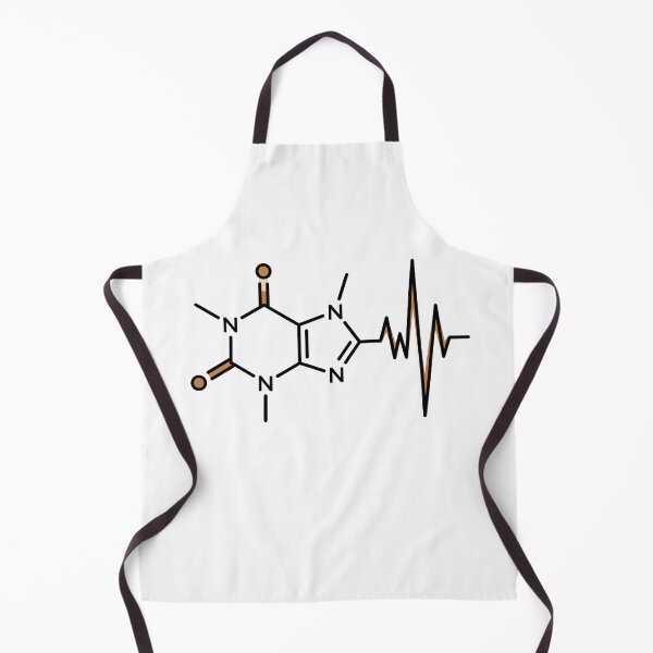 Item preview, Caffeine Molecule ECG Heartbeat Coffee Pulse Medical Cardiology Aesthetic designed and sold by Animer-art1.