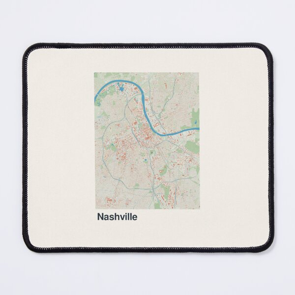 Item preview, Nashville Minimalistic Map Art designed and sold by MapsNerd.