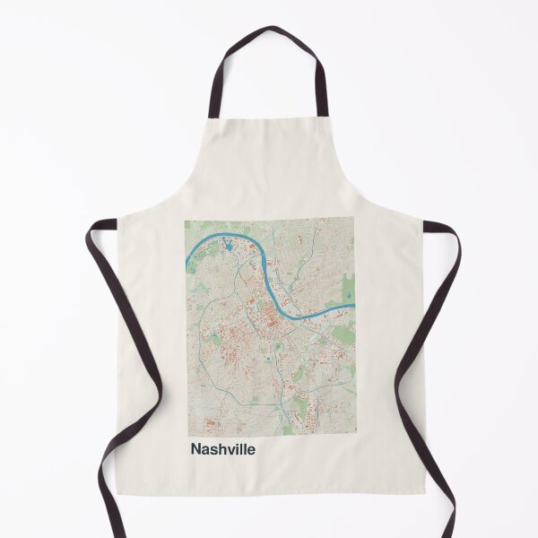 Item preview, Nashville Minimalistic Map Art designed and sold by MapsNerd.