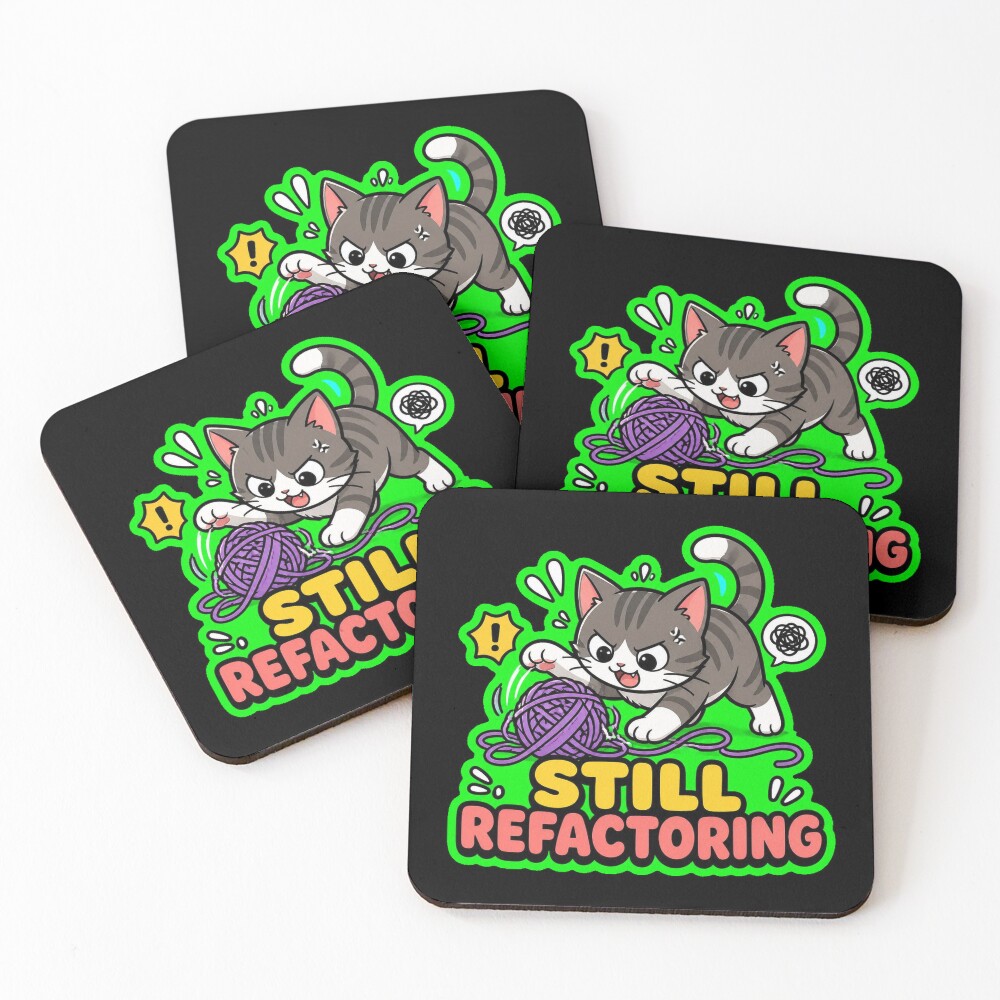 Item preview, Coasters (Set of 4) designed and sold by LingeringLines.