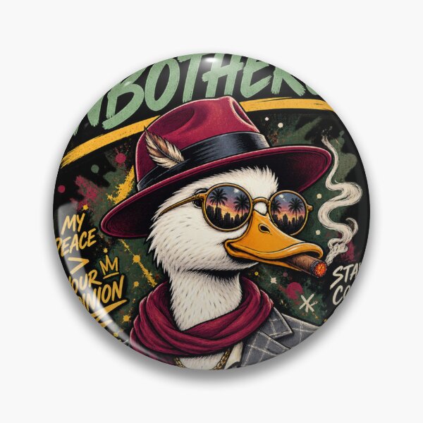 Item preview, Classy & Unbothered Duck – Vintage Retro Streetwear Graphic  designed and sold by JatCreative.