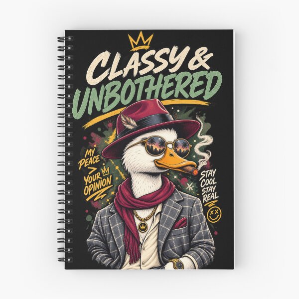 Item preview, Classy & Unbothered Duck – Vintage Retro Streetwear Graphic  designed and sold by JatCreative.
