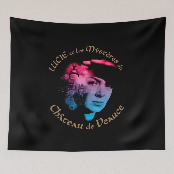 Item preview, Chateau de Veauce - Official - Lucie/Tower (pink/blue) designed and sold by ChateaudeVeauce.