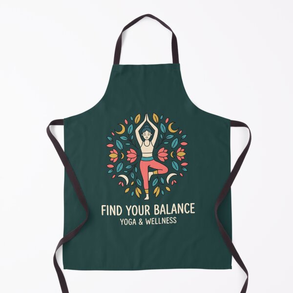 Item preview, Find Your Balance Yoga Tree Pose Floral Mandala designed and sold by MyHappyArtShop.