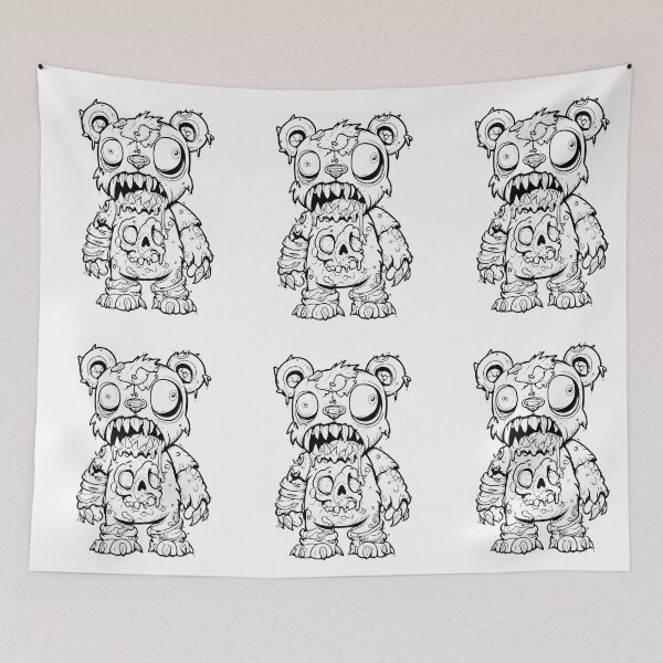 Item preview, Zombie Teddy Bear designed and sold by SiralyInk.