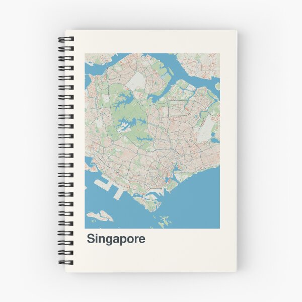 Item preview, Singapore Minimalistic Map Art designed and sold by MapsNerd.