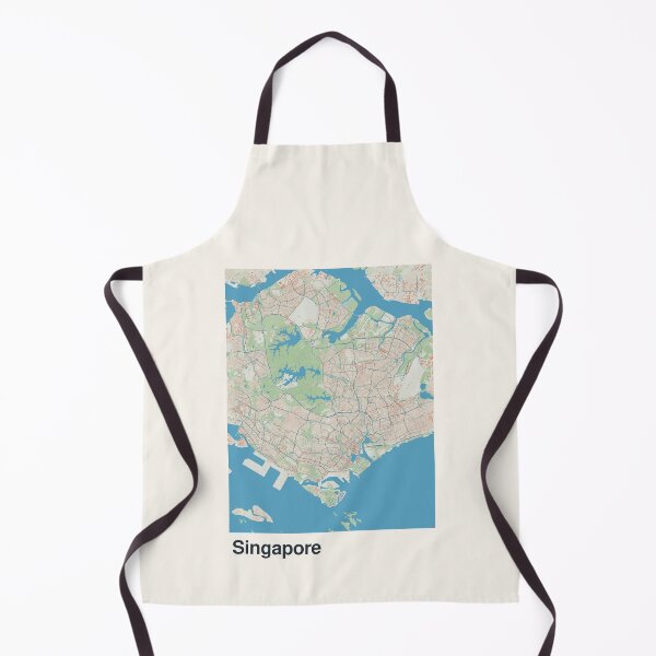 Item preview, Singapore Minimalistic Map Art designed and sold by MapsNerd.