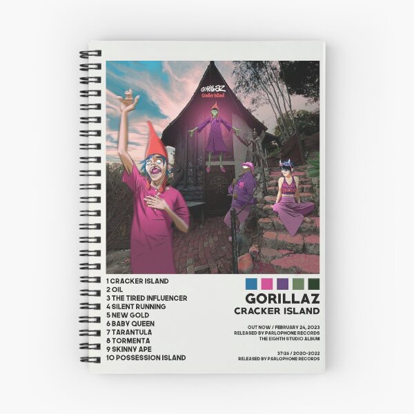 Item preview, Minimalist Gorillaz Cracker Island Band Poster designed and sold by gijon-vedal.