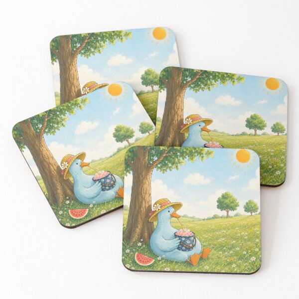 Item preview, Whimsical Duck Picnic in Meadow designed and sold by Pure Craft.