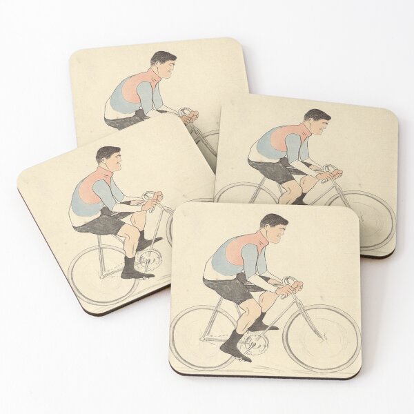 Item preview, Caricature by Cappiello of Cyclist Jacquemin Published in "le Rire" designed and sold by SharonTheFirst.