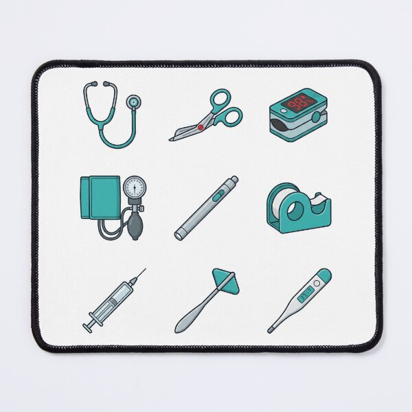 Item preview, Clinical Nurse Medical Assessment Tools Stethoscope Vitals Sticker Pack designed and sold by Animer-art1.