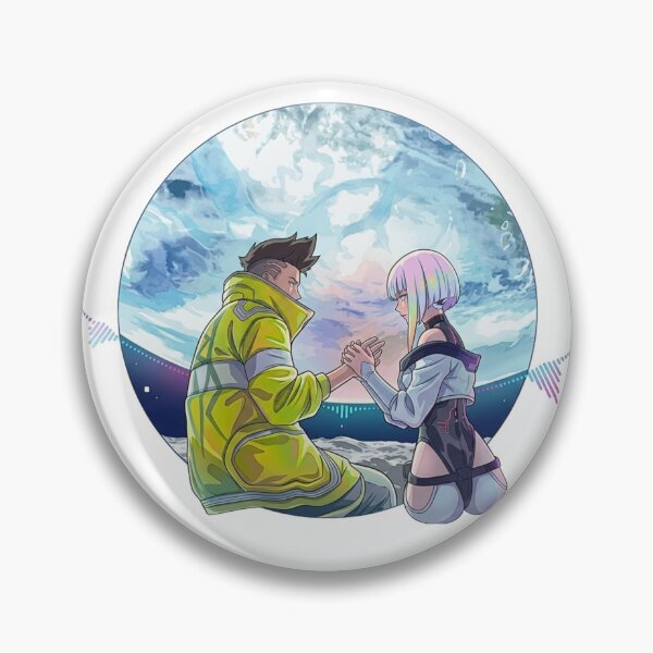 Item preview, Cyberpunk Edgerunners - David and Lucy Moon (No Typography) designed and sold by Cozy Moss Studio.