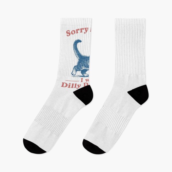 Item preview, Sorry I'm Late I Was Dilly Dallying Cute Cat designed and sold by nosu-art-pod.