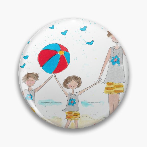 Item preview, Family Summer Day at the Beach designed and sold by AleSighinolfi.