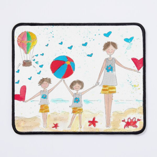 Item preview, Family Summer Day at the Beach designed and sold by AleSighinolfi.