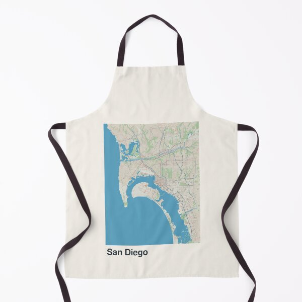 Item preview, San Diego Minimalistic Map Art designed and sold by MapsNerd.