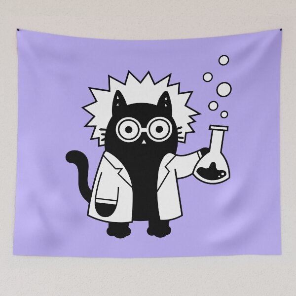 Item preview, Albert Einstein Cat Scientist Funny Genius Kitty Physics Lover Gift designed and sold by DibujandoPorfa.