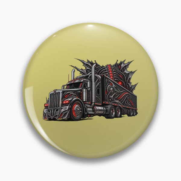 Item preview, Biomechanical Semi Truck - Cybernetic Monster Big Rig Art designed and sold by NomadForge.