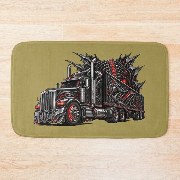 Item preview, Biomechanical Semi Truck - Cybernetic Monster Big Rig Art designed and sold by NomadForge.