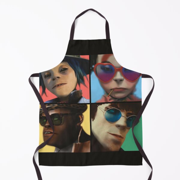 Item preview, Four Face Demon Days Poster designed and sold by gijon-vedal.