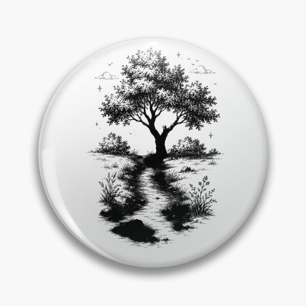 Item preview, Vintage Tree Nature Minimalist Outdoor, 90s Camping Hiking Adventure designed and sold by Cchotlan.