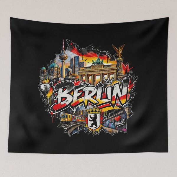 Item preview, Berlin Street Art – Urban Germany Graffiti City designed and sold by URBIVO.