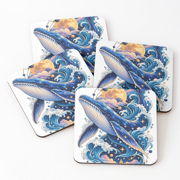 Item preview, Cosmic Whale Ocean Fantasy – Celestial Sea Adventure designed and sold by LmonioressXxx.