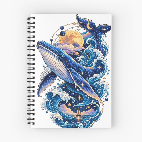 Item preview, Cosmic Whale Ocean Fantasy – Celestial Sea Adventure designed and sold by LmonioressXxx.