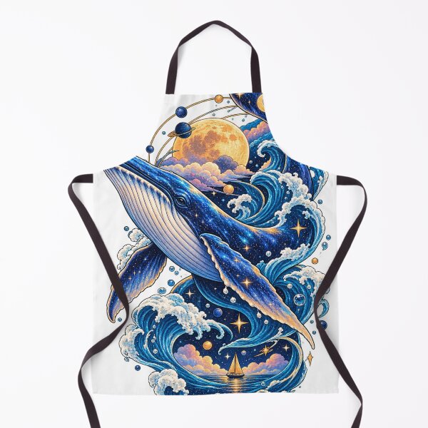 Item preview, Cosmic Whale Ocean Fantasy – Celestial Sea Adventure designed and sold by LmonioressXxx.