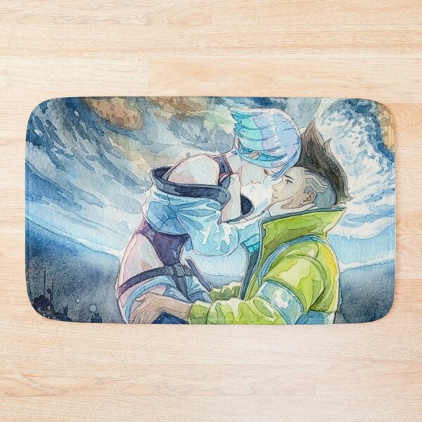 Item preview, Cyberpunk Edgerunners - Lucy & David Watercolor designed and sold by Cozy Moss Studio.