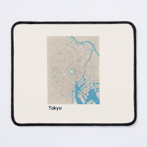 Item preview, Tokyo Minimalistic Map Art designed and sold by MapsNerd.