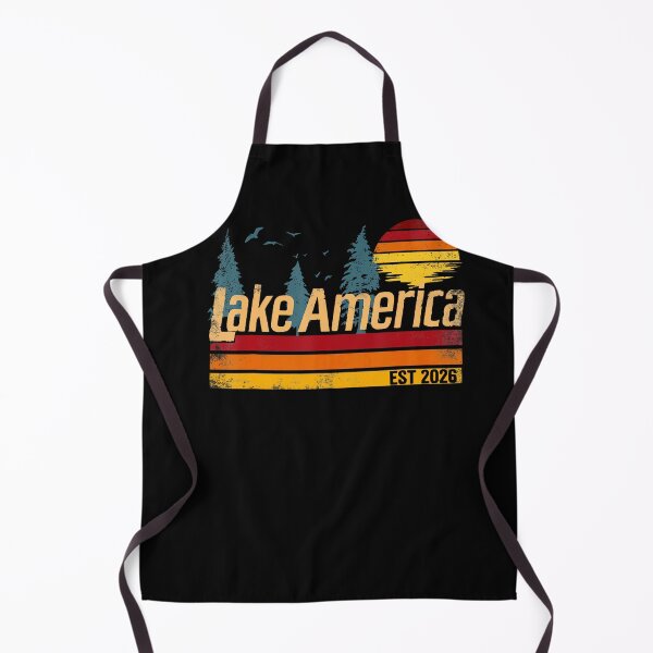 Item preview, Lake America Vintage Sunset Lake Life Design designed and sold by Khescoiu.