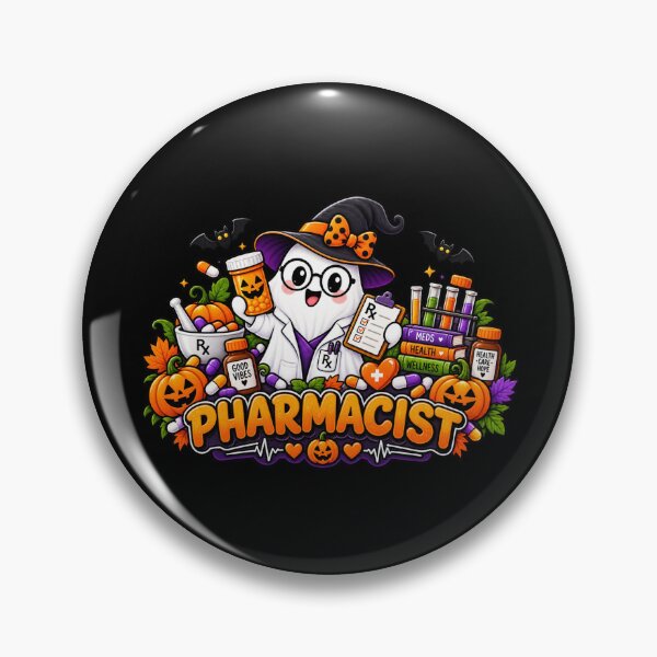 Item preview, Pharmacist Halloween Gift Cute Ghost Pharmacy Style designed and sold by Corvoria.