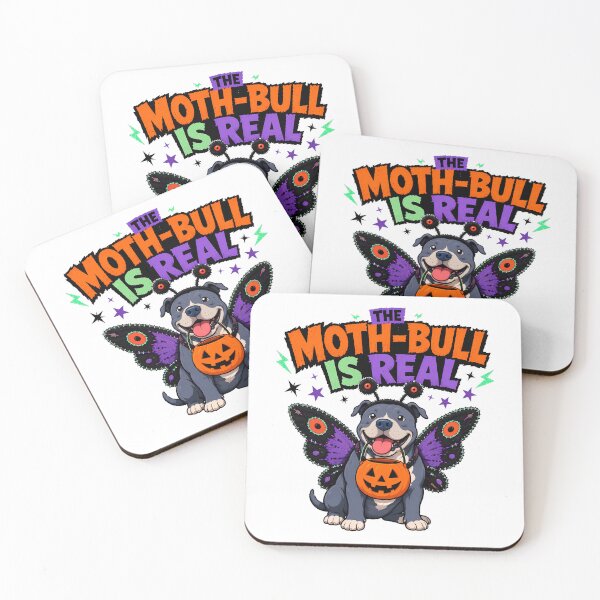 Item preview, Mothman Pitbull Halloween Dog Spooky Cryptid Pup designed and sold by chattsuede.