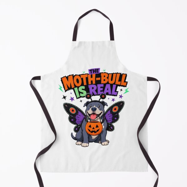 Item preview, Mothman Pitbull Halloween Dog Spooky Cryptid Pup designed and sold by chattsuede.