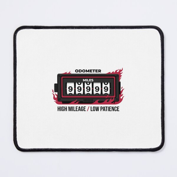 Item preview, High Mileage Low Patience Rider designed and sold by ThrottleEcho.