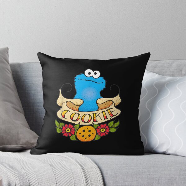 Item preview, Childhood Puppet Show Blue Biscuit Monster Cookie Tattoo designed and sold by SaiidPhom.
